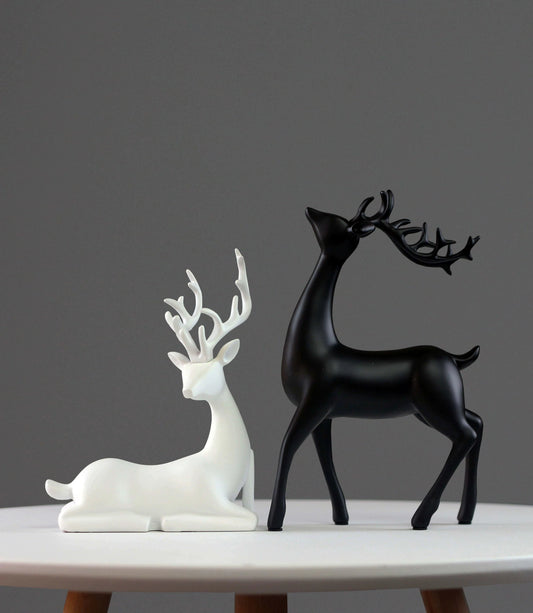 Scandinavian Modern Minimalist Elk Small Ornaments