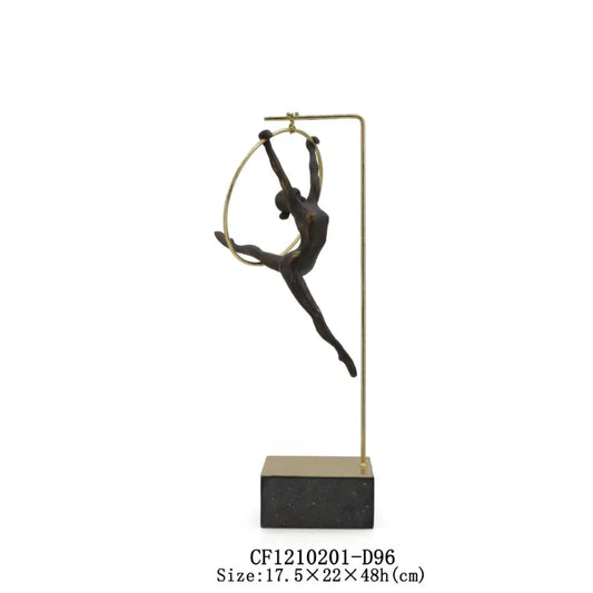 Gymnastic Figure Statue Desk Decoration