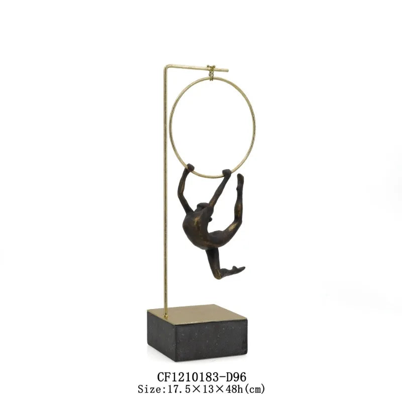 Gymnastic Figure Statue Desk Decoration