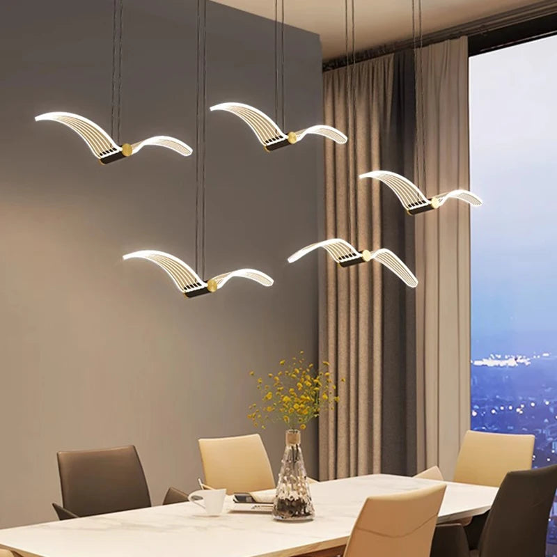 led lights Chandeliers for dining room