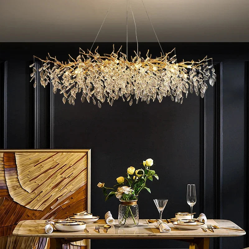 Luxury Dining Room Branch Led Pendant Lights