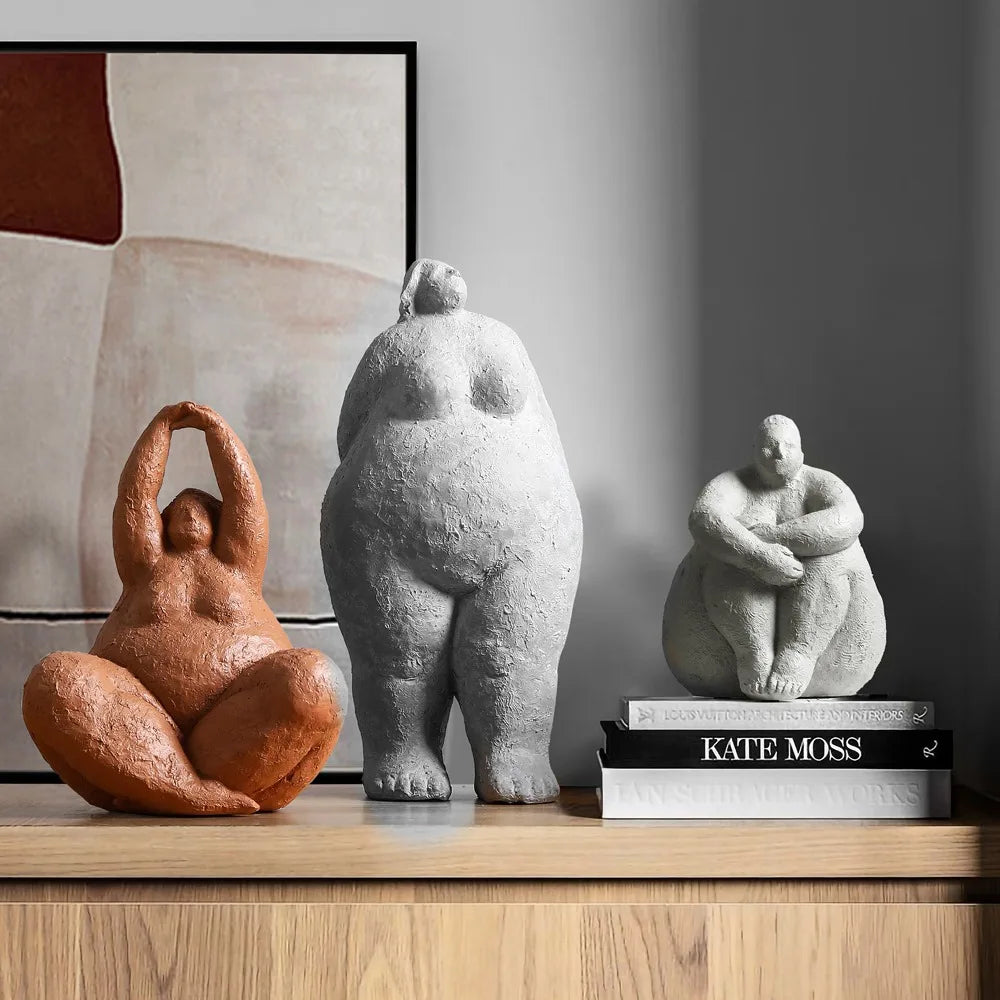 Fat Lady Statues Decoration RESIN