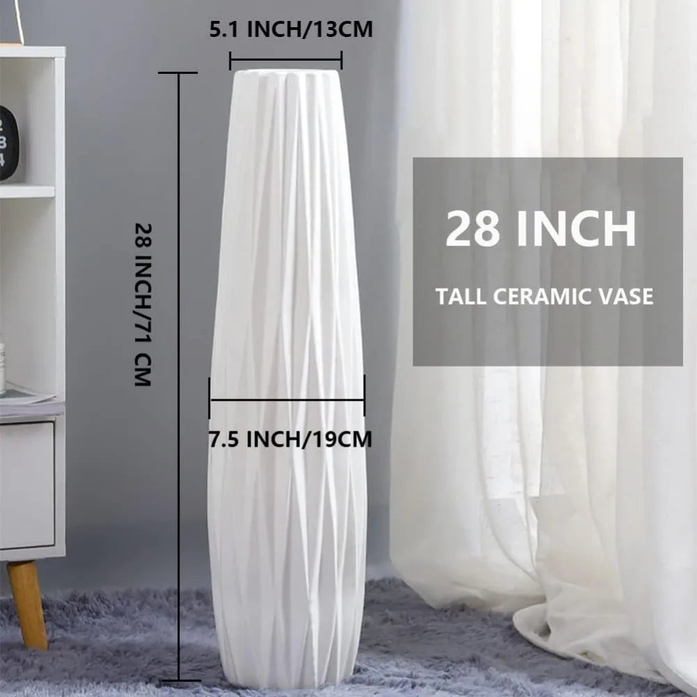 White High Rise Vase