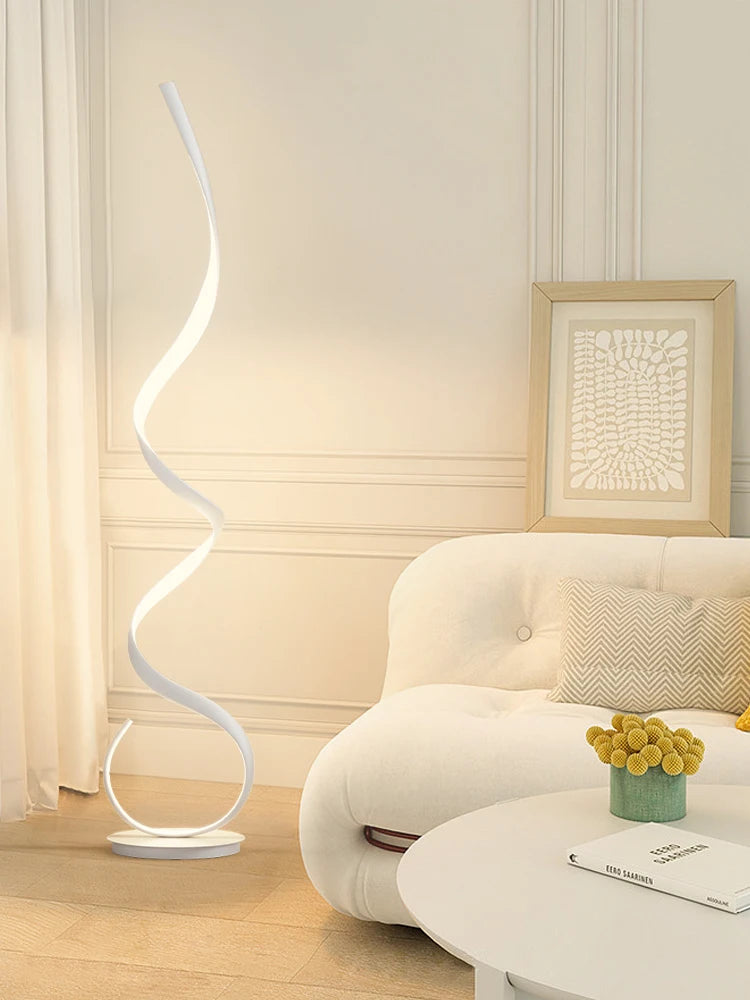 LED Floor Lamp  Spiral Line