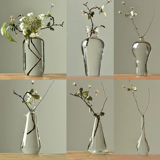 Transparent Glass Vase