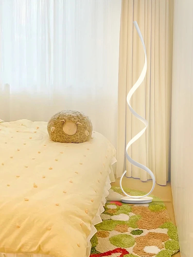 LED Floor Lamp  Spiral Line