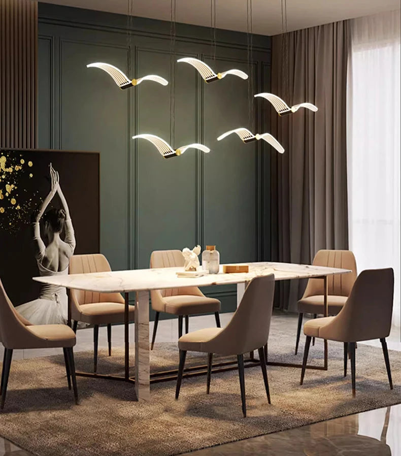 led lights Chandeliers for dining room