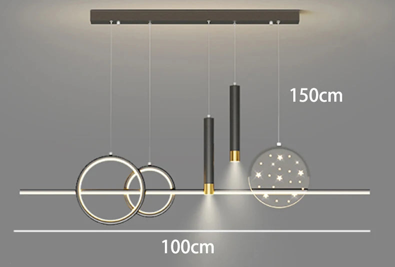 Linear pendant light