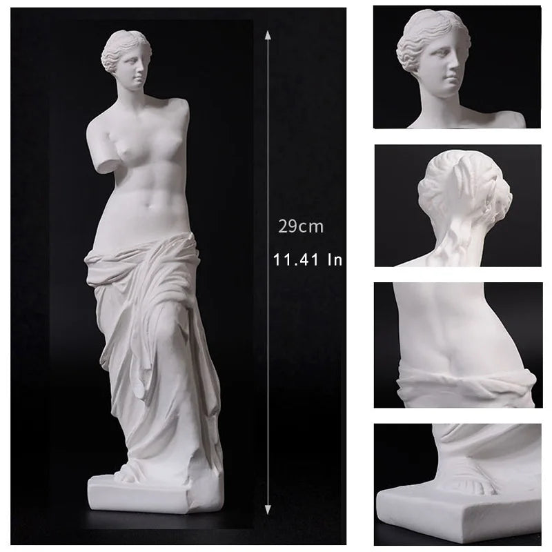 Broken Arm Venus Statue Artwork Plaster