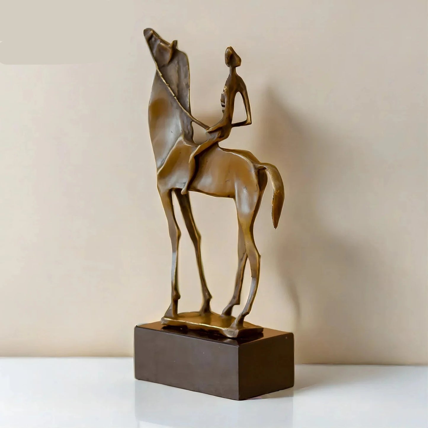 Salvador Dali Woman on Horseback Bronze Statue