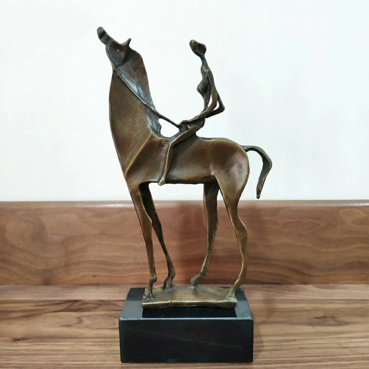 Salvador Dali Woman on Horseback Bronze Statue