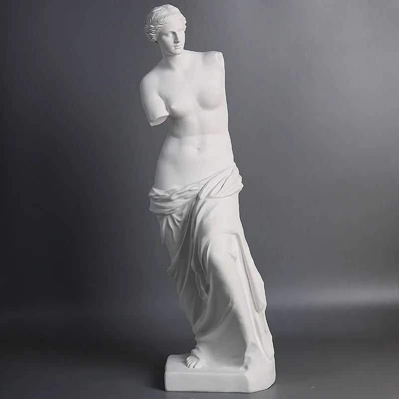 Broken Arm Venus Statue Artwork Plaster