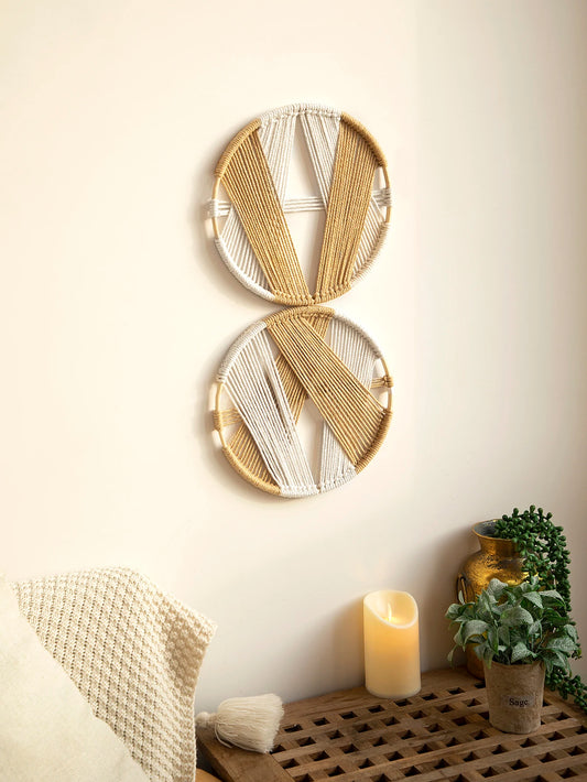 2 Pcs Dream Catcher Wall Hanging bamboo