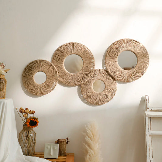 Rope Boho Mirrors  Wall Decor