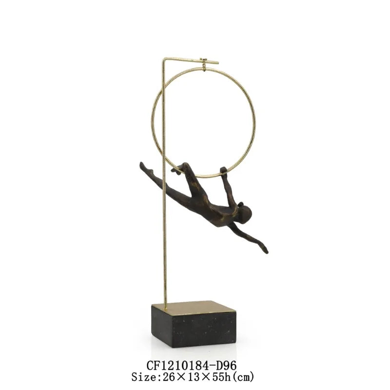 Gymnastic Figure Statue Desk Decoration