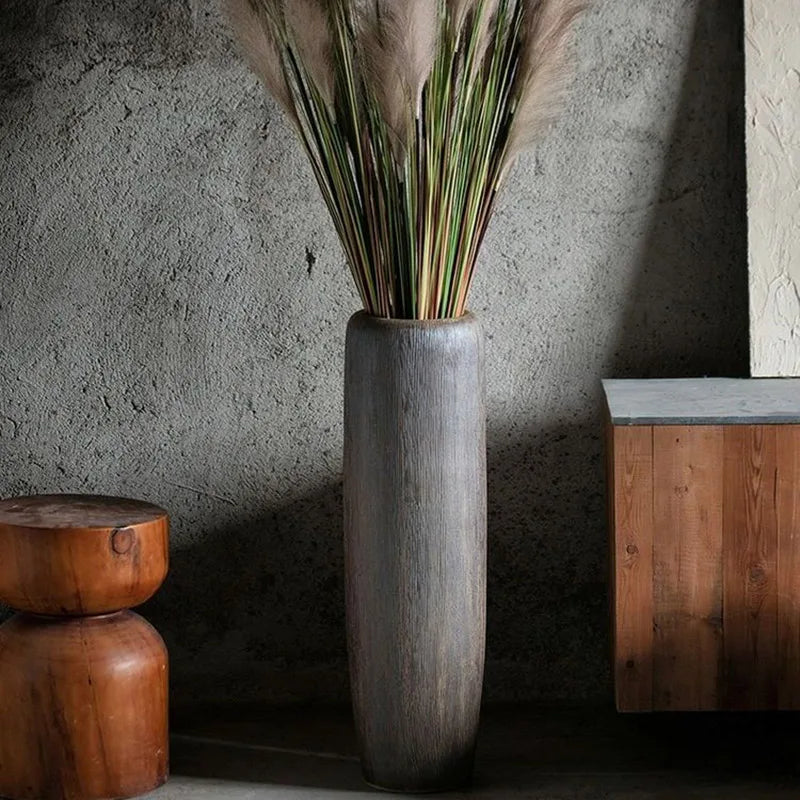 Ceramic Large Size Tall Flower Vase