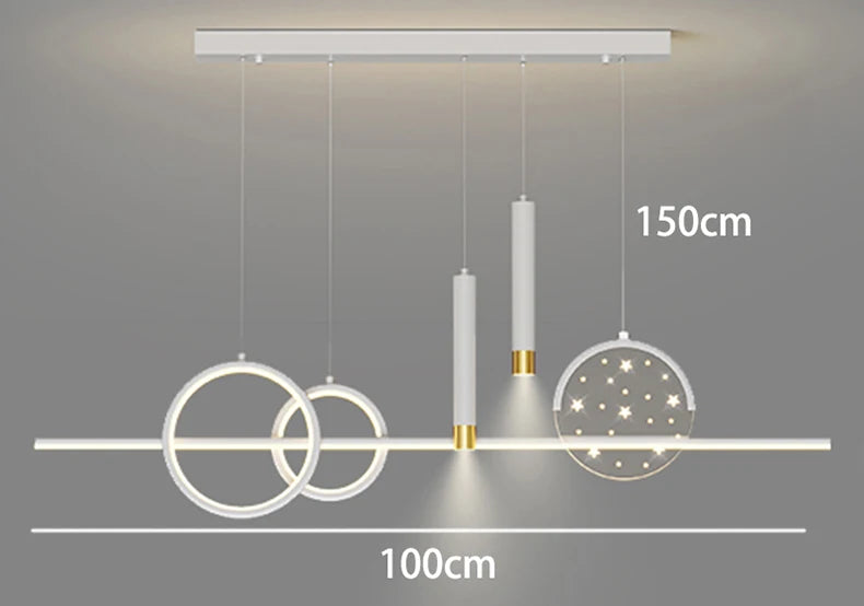 Linear pendant light