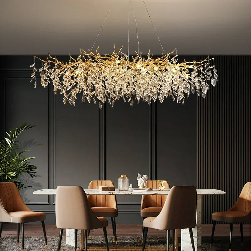 Luxury Dining Room Branch Led Pendant Lights