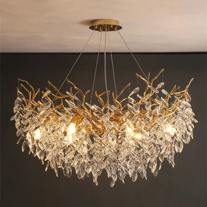 Luxury Dining Room Branch Led Pendant Lights