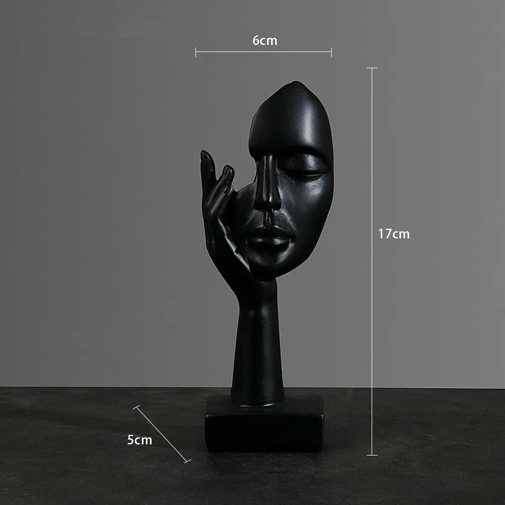 Abstract Statue Face Character