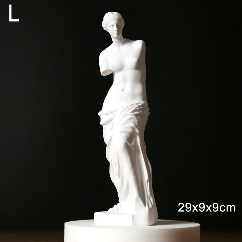 Broken Arm Venus Statue Artwork Plaster